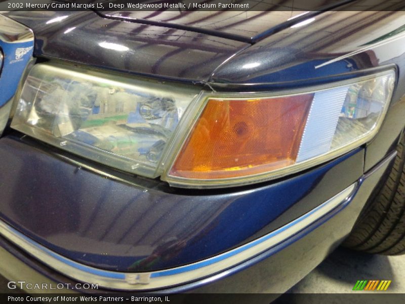 Deep Wedgewood Metallic / Medium Parchment 2002 Mercury Grand Marquis LS