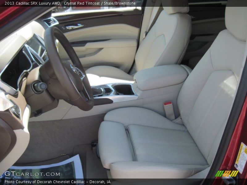 Crystal Red Tintcoat / Shale/Brownstone 2013 Cadillac SRX Luxury AWD