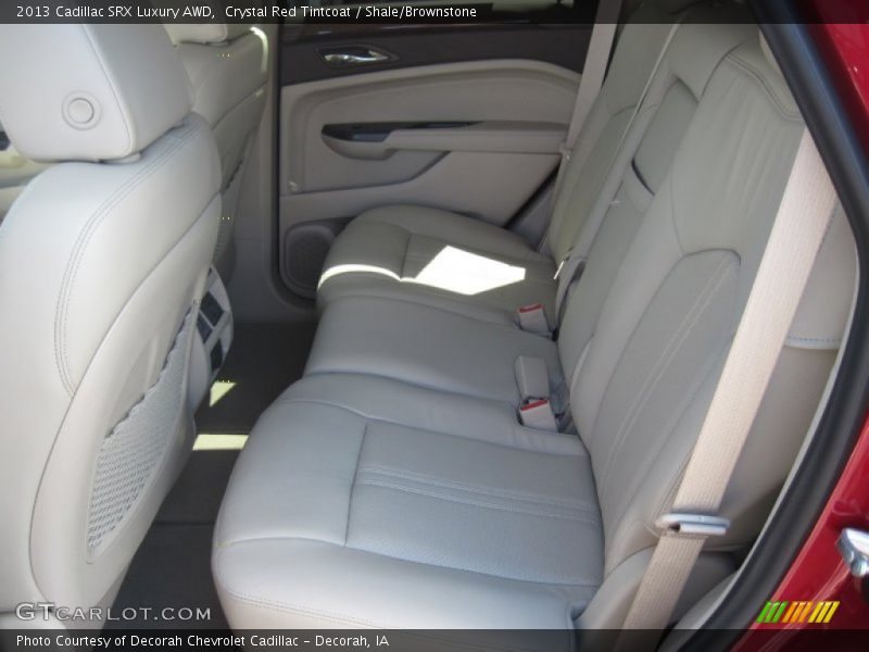 Crystal Red Tintcoat / Shale/Brownstone 2013 Cadillac SRX Luxury AWD
