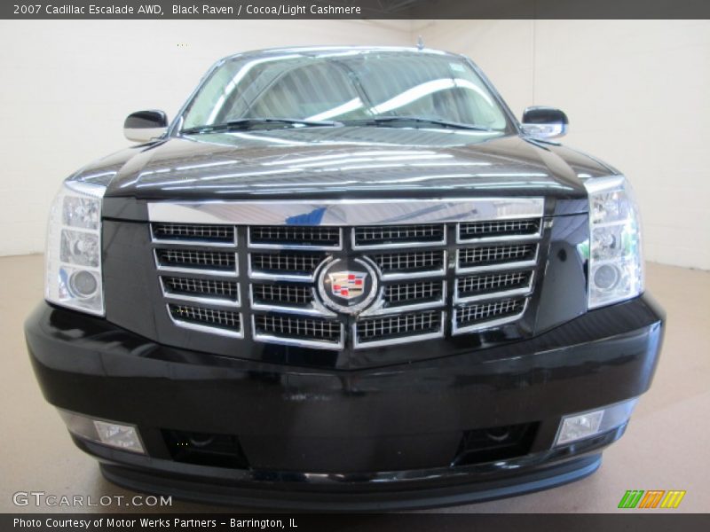 Black Raven / Cocoa/Light Cashmere 2007 Cadillac Escalade AWD