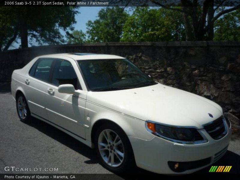 Polar White / Parchment 2006 Saab 9-5 2.3T Sport Sedan