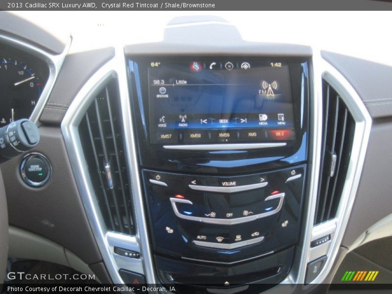Crystal Red Tintcoat / Shale/Brownstone 2013 Cadillac SRX Luxury AWD