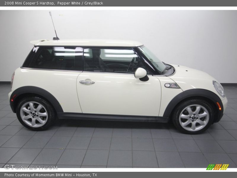 Pepper White / Grey/Black 2008 Mini Cooper S Hardtop