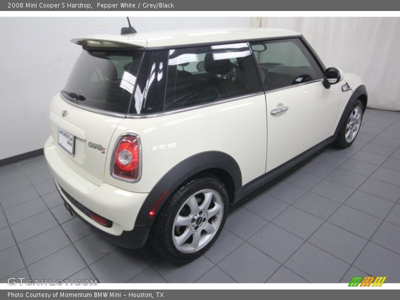Pepper White / Grey/Black 2008 Mini Cooper S Hardtop