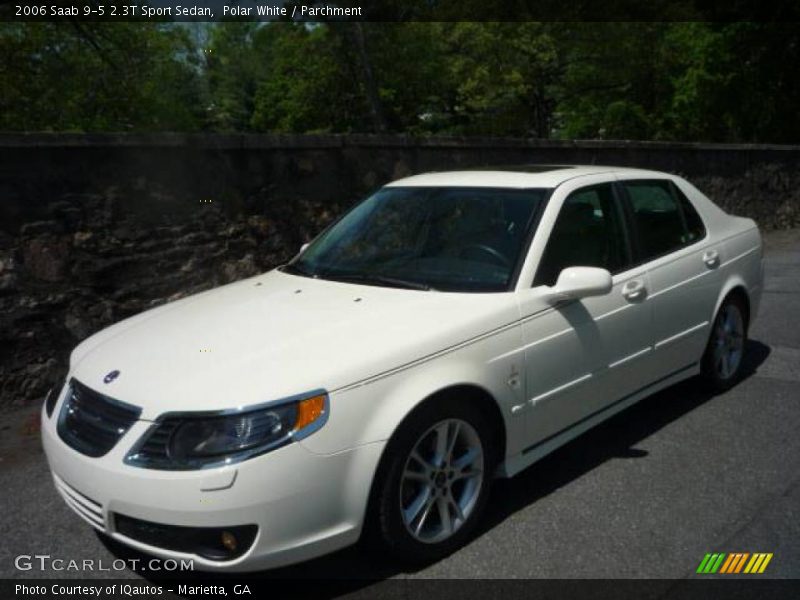 Polar White / Parchment 2006 Saab 9-5 2.3T Sport Sedan