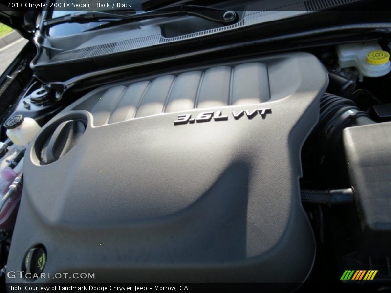 Black / Black 2013 Chrysler 200 LX Sedan