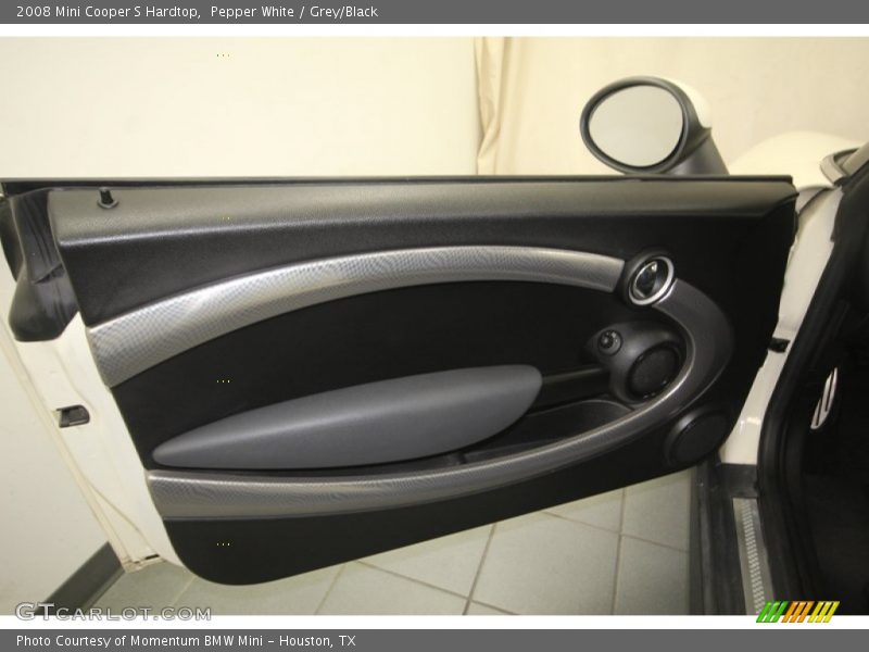 Pepper White / Grey/Black 2008 Mini Cooper S Hardtop
