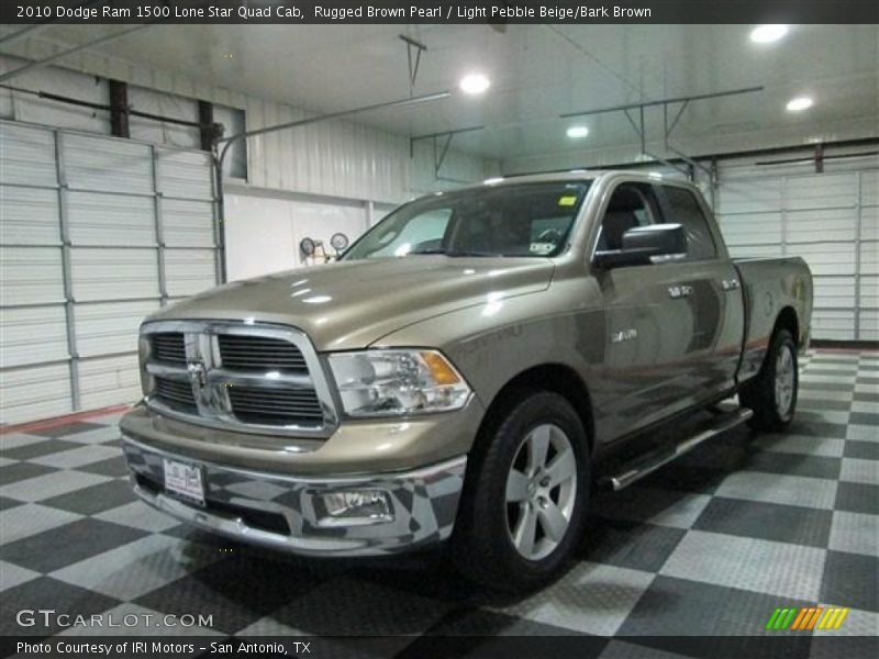 Rugged Brown Pearl / Light Pebble Beige/Bark Brown 2010 Dodge Ram 1500 Lone Star Quad Cab