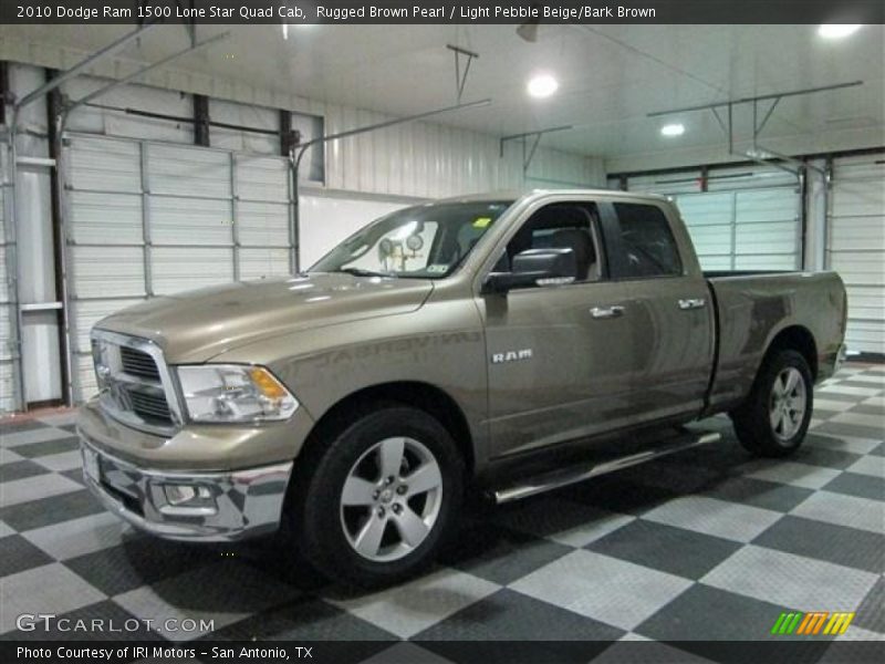 Rugged Brown Pearl / Light Pebble Beige/Bark Brown 2010 Dodge Ram 1500 Lone Star Quad Cab