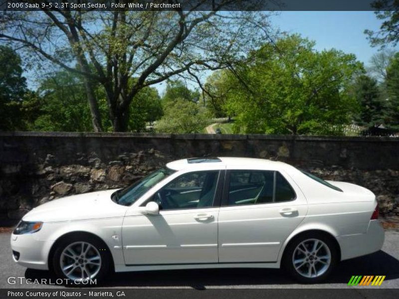 Polar White / Parchment 2006 Saab 9-5 2.3T Sport Sedan