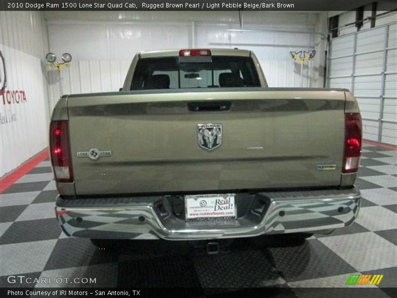 Rugged Brown Pearl / Light Pebble Beige/Bark Brown 2010 Dodge Ram 1500 Lone Star Quad Cab