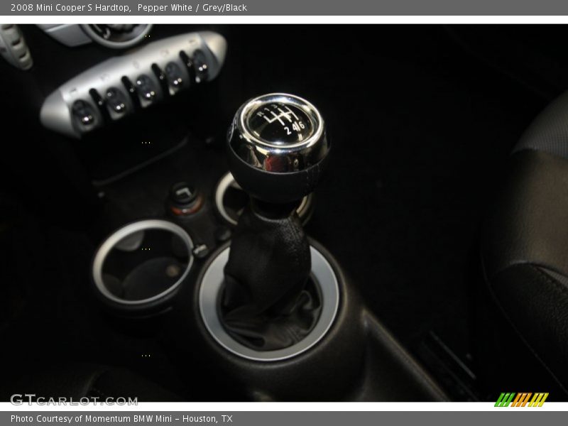Pepper White / Grey/Black 2008 Mini Cooper S Hardtop