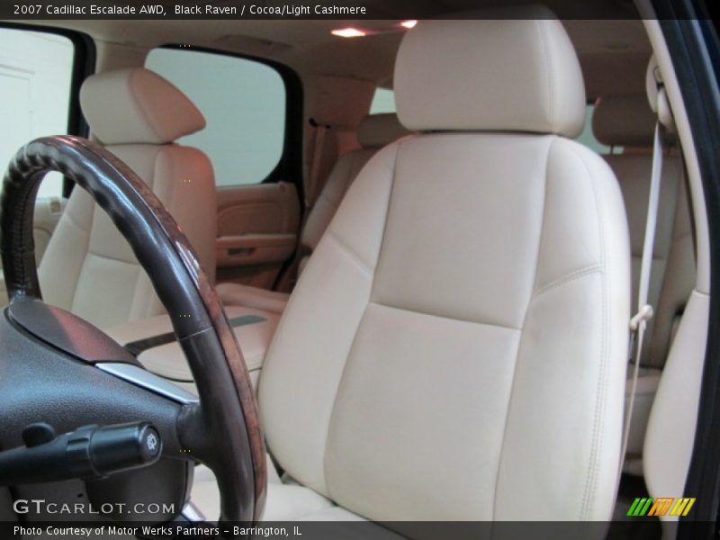 Black Raven / Cocoa/Light Cashmere 2007 Cadillac Escalade AWD