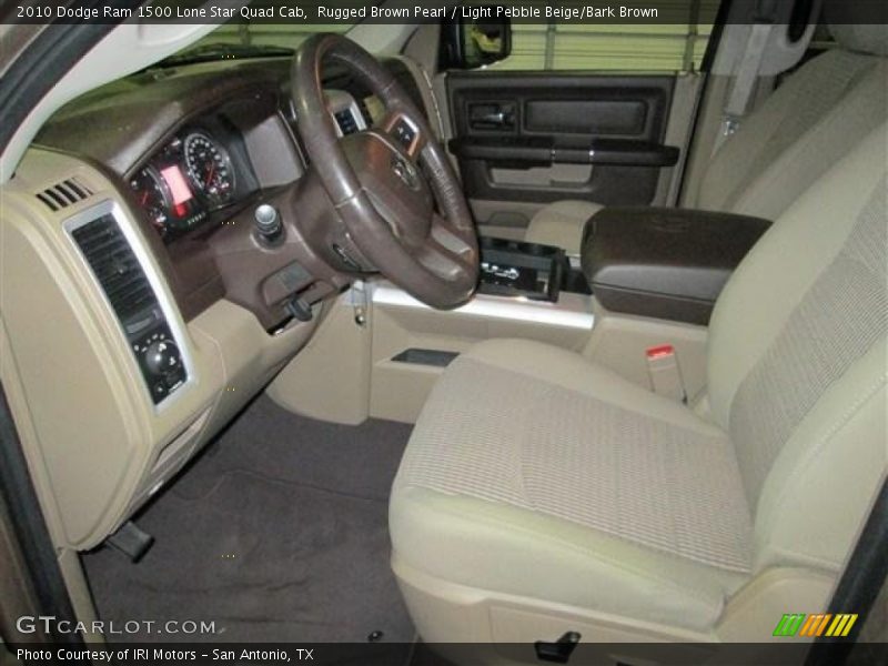 Rugged Brown Pearl / Light Pebble Beige/Bark Brown 2010 Dodge Ram 1500 Lone Star Quad Cab