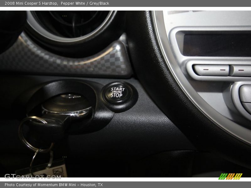 Pepper White / Grey/Black 2008 Mini Cooper S Hardtop