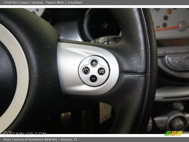 Pepper White / Grey/Black 2008 Mini Cooper S Hardtop