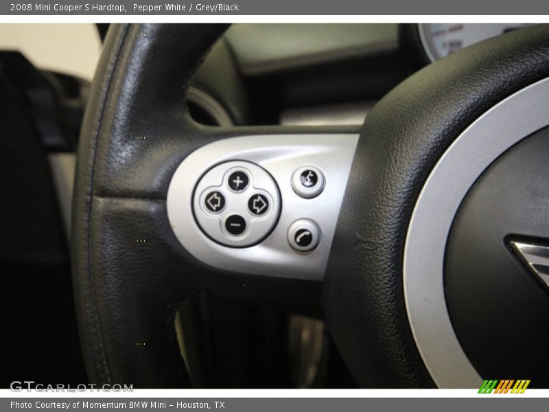 Pepper White / Grey/Black 2008 Mini Cooper S Hardtop