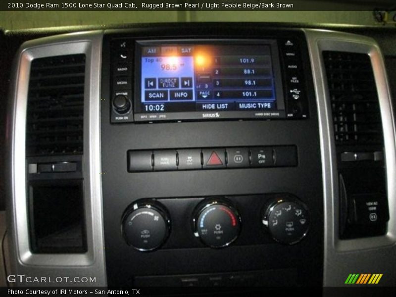 Rugged Brown Pearl / Light Pebble Beige/Bark Brown 2010 Dodge Ram 1500 Lone Star Quad Cab