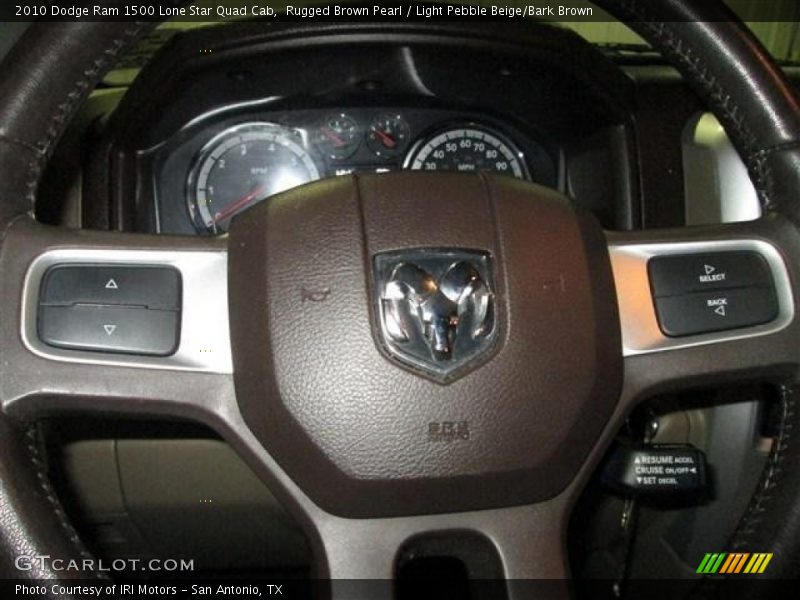 Rugged Brown Pearl / Light Pebble Beige/Bark Brown 2010 Dodge Ram 1500 Lone Star Quad Cab