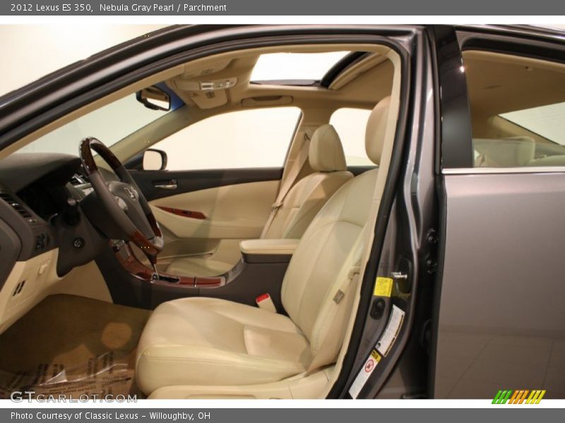 Nebula Gray Pearl / Parchment 2012 Lexus ES 350