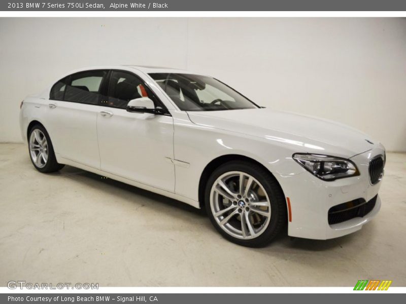 Alpine White / Black 2013 BMW 7 Series 750Li Sedan