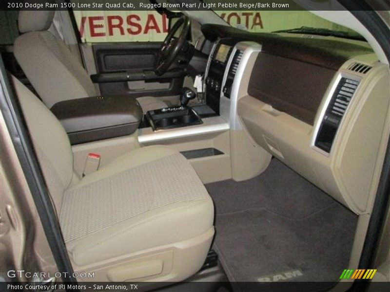 Rugged Brown Pearl / Light Pebble Beige/Bark Brown 2010 Dodge Ram 1500 Lone Star Quad Cab