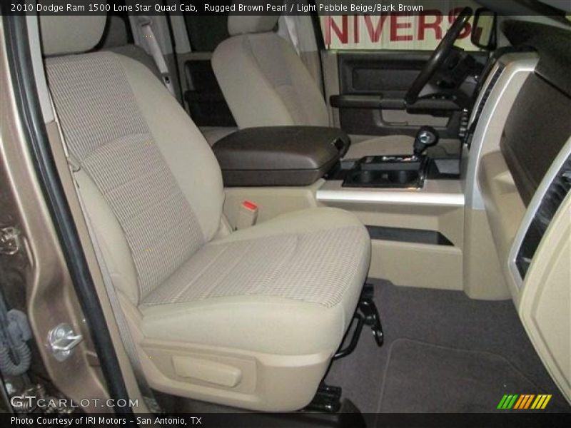Rugged Brown Pearl / Light Pebble Beige/Bark Brown 2010 Dodge Ram 1500 Lone Star Quad Cab