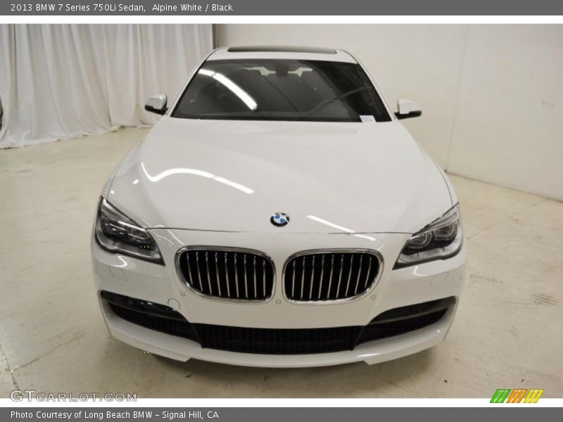 Alpine White / Black 2013 BMW 7 Series 750Li Sedan