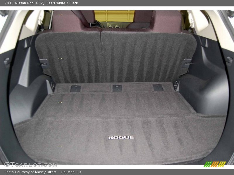 Pearl White / Black 2013 Nissan Rogue SV