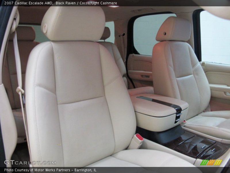 Black Raven / Cocoa/Light Cashmere 2007 Cadillac Escalade AWD