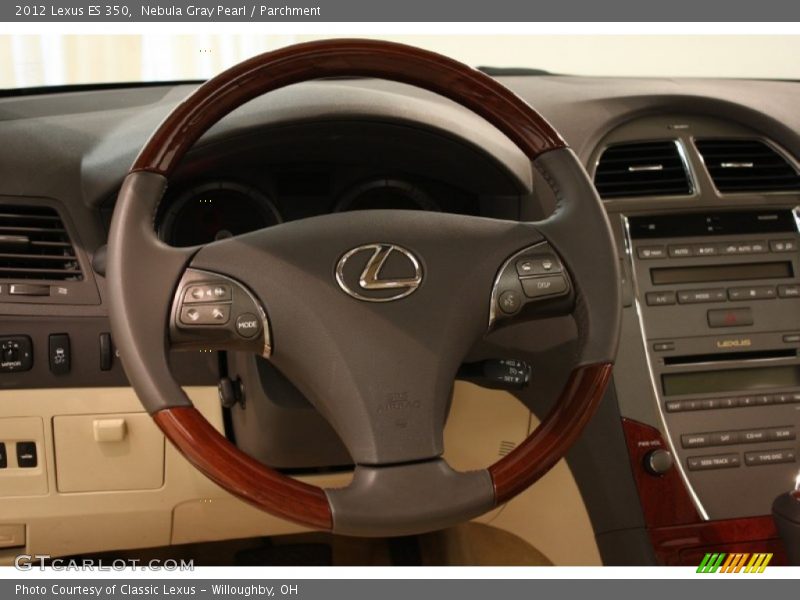 Nebula Gray Pearl / Parchment 2012 Lexus ES 350