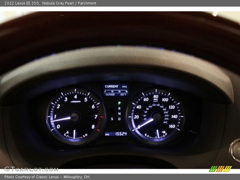 Nebula Gray Pearl / Parchment 2012 Lexus ES 350