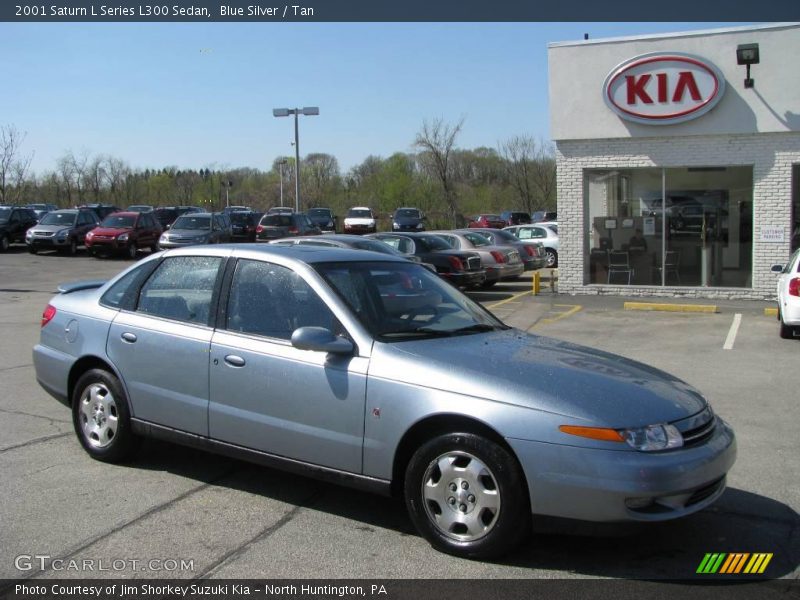 Blue Silver / Tan 2001 Saturn L Series L300 Sedan