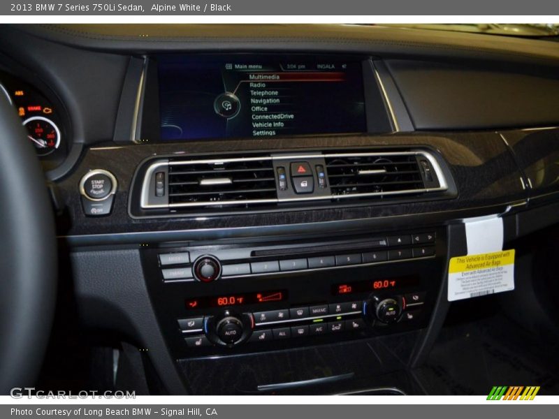Alpine White / Black 2013 BMW 7 Series 750Li Sedan