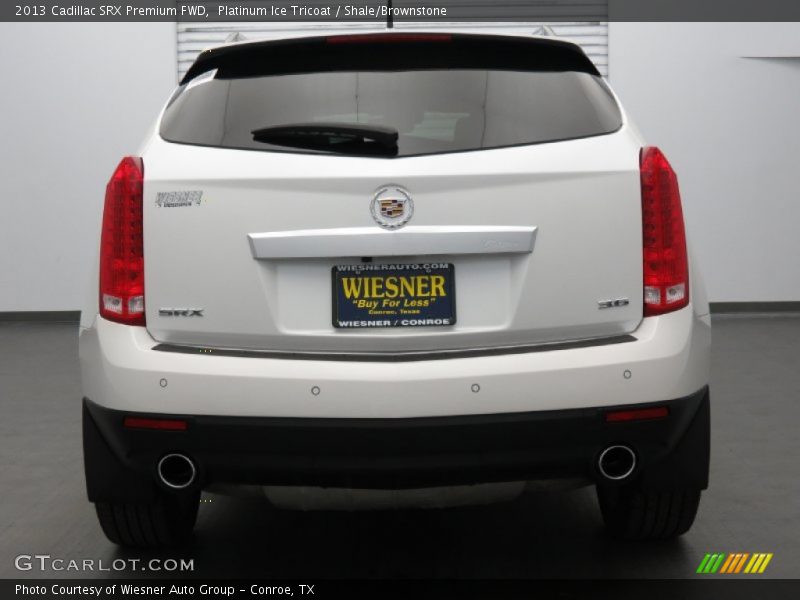 Platinum Ice Tricoat / Shale/Brownstone 2013 Cadillac SRX Premium FWD