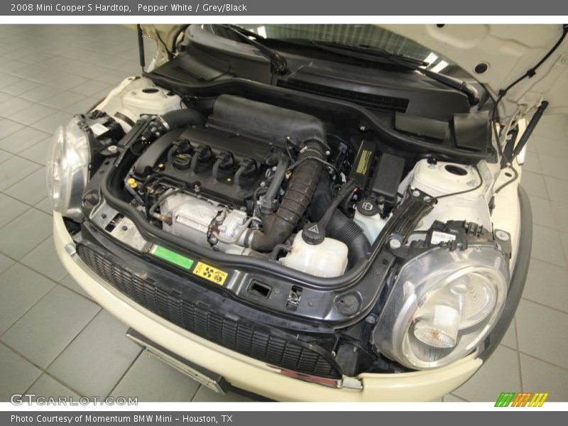 Pepper White / Grey/Black 2008 Mini Cooper S Hardtop
