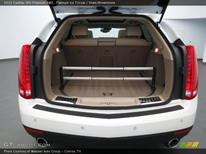 Platinum Ice Tricoat / Shale/Brownstone 2013 Cadillac SRX Premium FWD