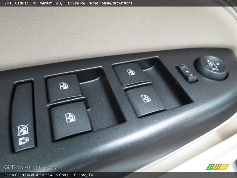 Platinum Ice Tricoat / Shale/Brownstone 2013 Cadillac SRX Premium FWD