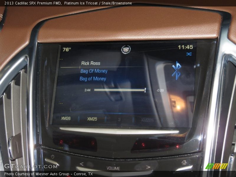 Platinum Ice Tricoat / Shale/Brownstone 2013 Cadillac SRX Premium FWD