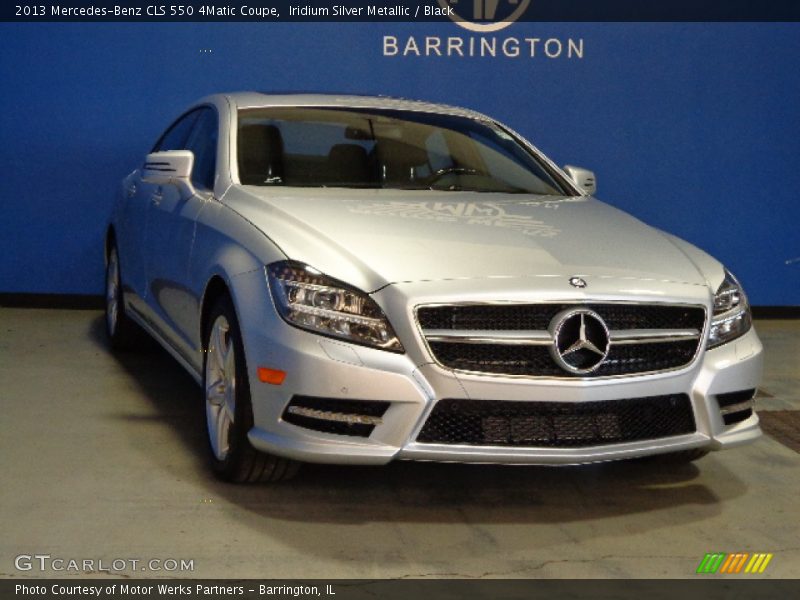 Iridium Silver Metallic / Black 2013 Mercedes-Benz CLS 550 4Matic Coupe