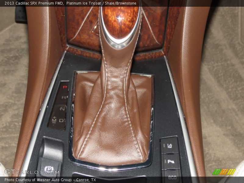 Platinum Ice Tricoat / Shale/Brownstone 2013 Cadillac SRX Premium FWD