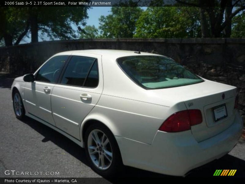 Polar White / Parchment 2006 Saab 9-5 2.3T Sport Sedan