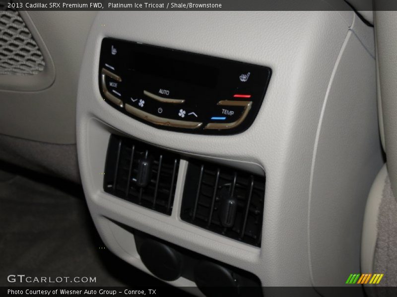 Platinum Ice Tricoat / Shale/Brownstone 2013 Cadillac SRX Premium FWD