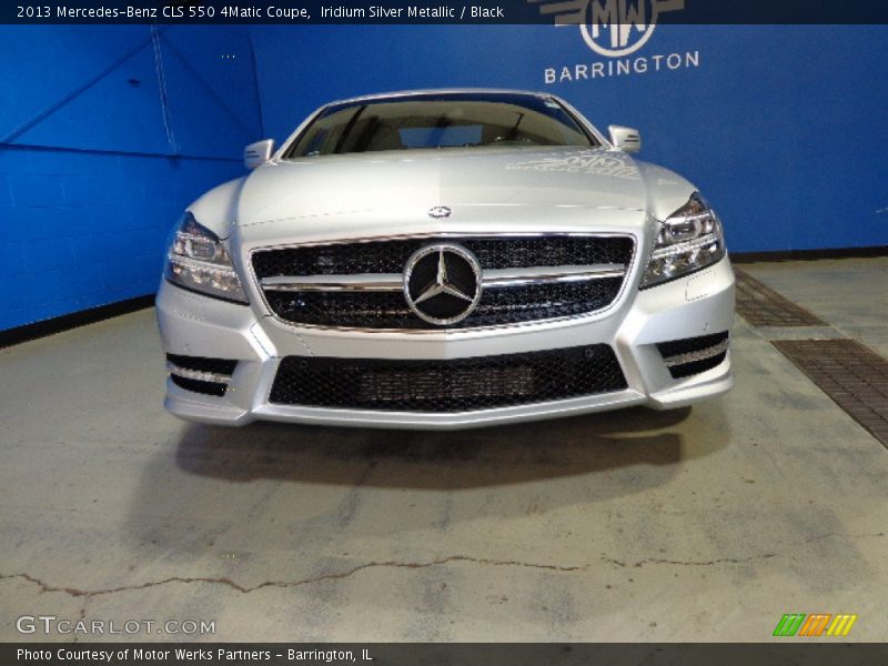 Iridium Silver Metallic / Black 2013 Mercedes-Benz CLS 550 4Matic Coupe