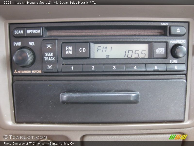 Sudan Beige Metallic / Tan 2003 Mitsubishi Montero Sport LS 4x4