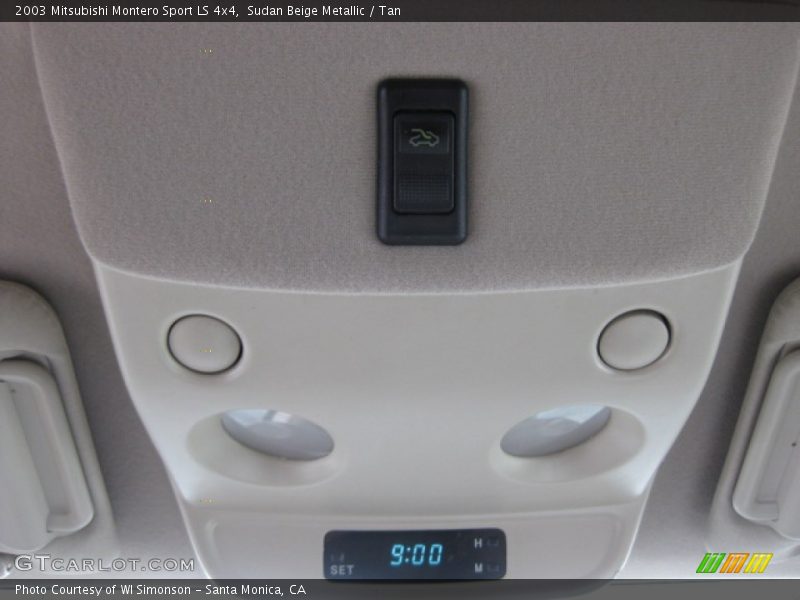 Sudan Beige Metallic / Tan 2003 Mitsubishi Montero Sport LS 4x4