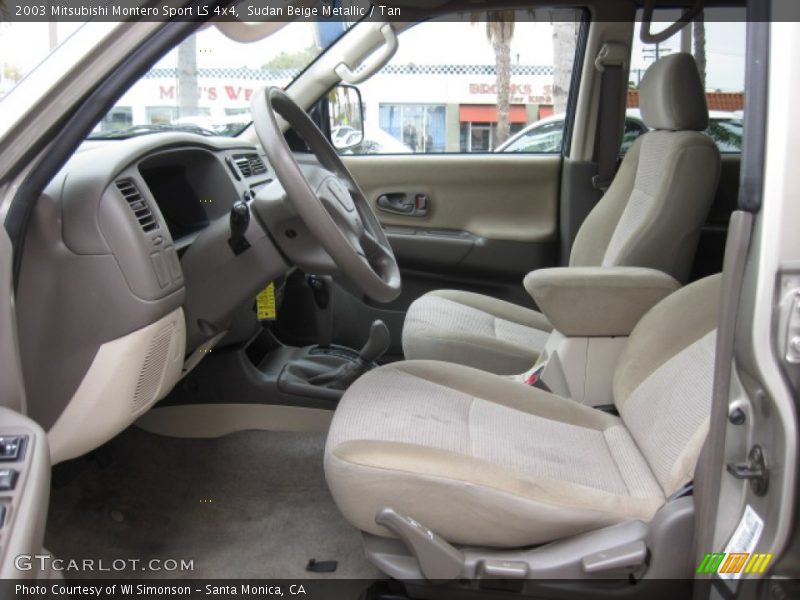 Sudan Beige Metallic / Tan 2003 Mitsubishi Montero Sport LS 4x4