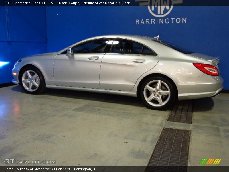 Iridium Silver Metallic / Black 2013 Mercedes-Benz CLS 550 4Matic Coupe