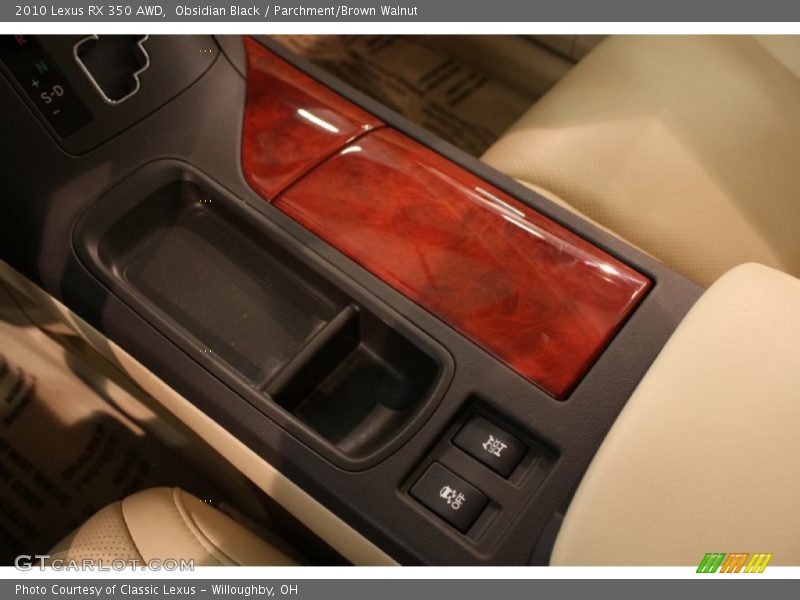 Obsidian Black / Parchment/Brown Walnut 2010 Lexus RX 350 AWD