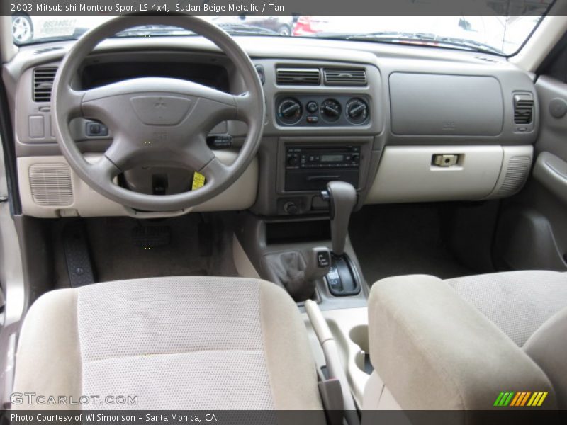 Sudan Beige Metallic / Tan 2003 Mitsubishi Montero Sport LS 4x4